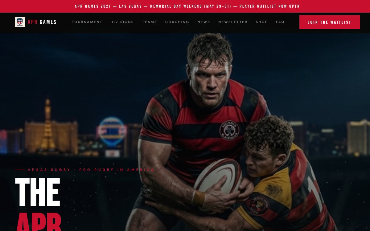 Screenshot of American Pro Rugby